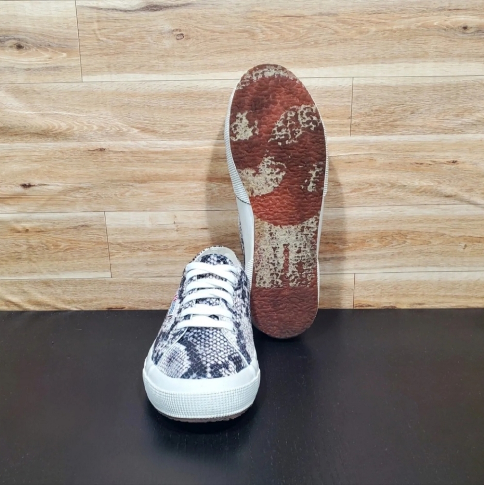 Superga 2750 Cotu Snake Print Shoes Women's Size 8 - Picture 9 of 11